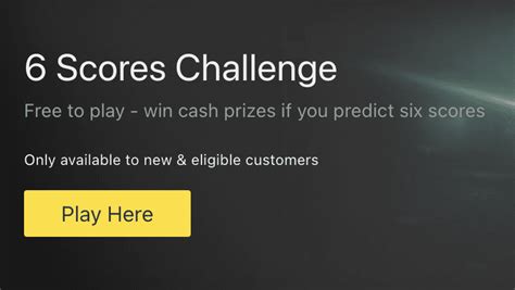 bet365 score predictor|Predict six correct scores to win up to £1million each  .